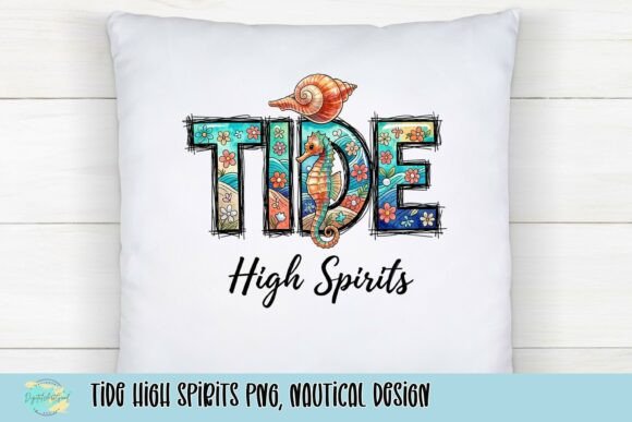 Elevating Coastal Branding: The Strategic Value of the Tide High Spirits PNG Nautical Design