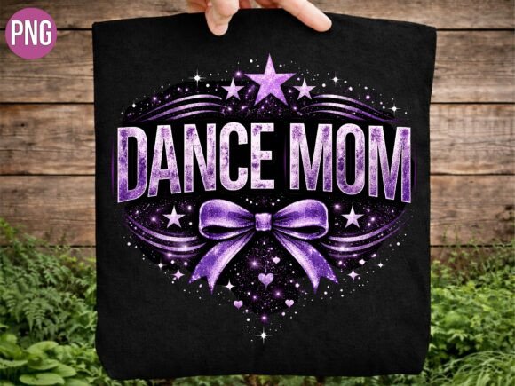 Evaluating the Dance Mom Purple Sparkle Bow Galaxy PNG for Creative Projects