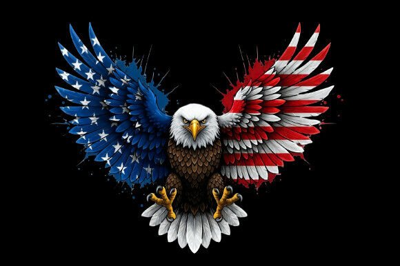 Evaluating the Patriotic Eagle USA Flag PNG Design Art for Creative Projects
