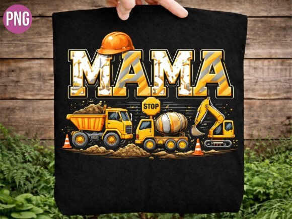 Integrating the Construction Mama Truck Digger PNG into Professional Creative Workflows