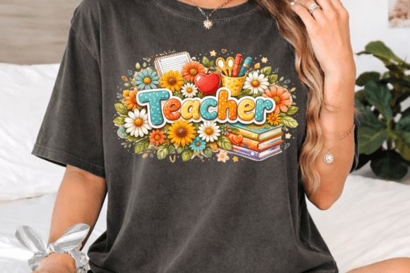 Retro Teacher PNG: Elevate Your Sublimation Designs