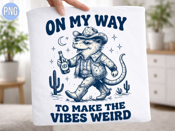 Understanding the On My Way Vibes Weird Opossum Shirt PNG for Creative Projects